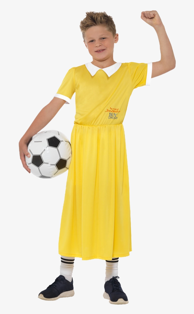 Kids Boy In The Dress Costume - Boy In A Dress David Walliams, transparent png download