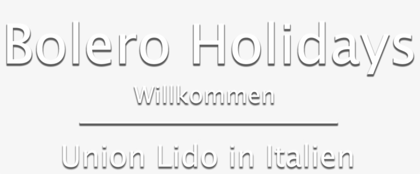 Wilkommen Union Lido Bolero Holidays - Calligraphy, transparent png download