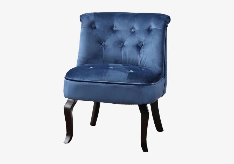 Chevalier Royal Side Chair, Blue - Club Chair, transparent png download