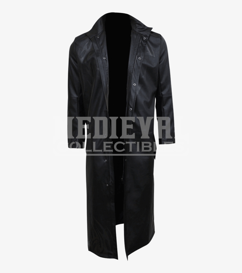 Just Tribal Mens Gothic Trench Coat - Leather Jacket, transparent png download