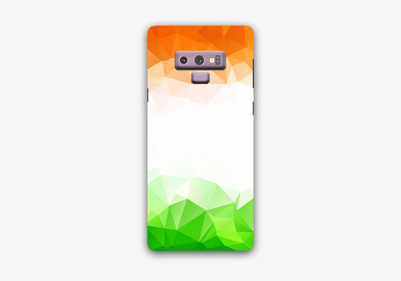 Triangle Geometrical With Indian Tricolor Samsung Note - Smartphone, transparent png download