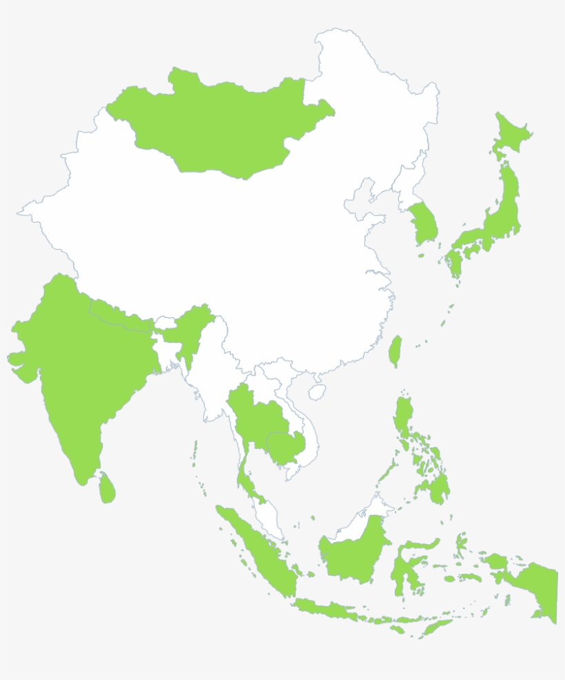 Wec In Asia - Shape Of Asia, transparent png download