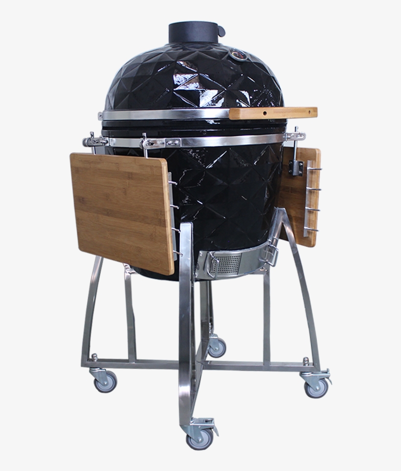 2018 New Design Auplex Ceramic Diamond Kamado 22 Inch - Outdoor Grill Rack & Topper, transparent png download