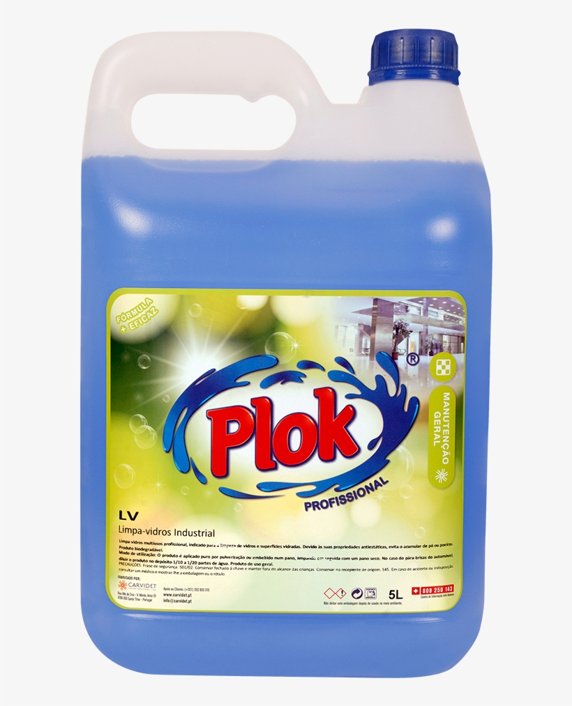 Industrial Glass Cleaner - Plastic Bottle, transparent png download