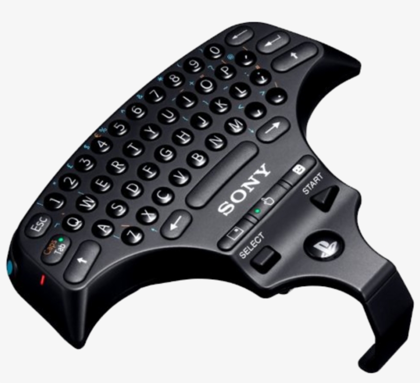 Sony Official Ps3 Wireless Keypad - Ps3 Keypad, transparent png download
