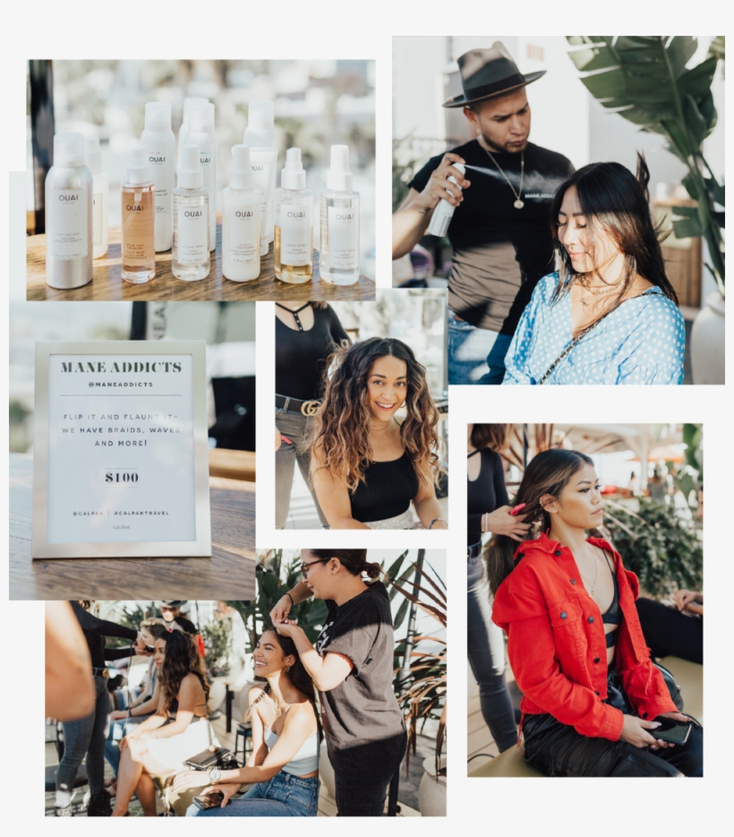 Mane Addicts Serving Waves And Braids For Lizbeth , - Collage, transparent png download