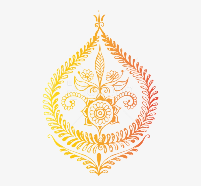 Free Png India Decoration Free Png Images Transparent - ลาย อินเดีย Png, transparent png download