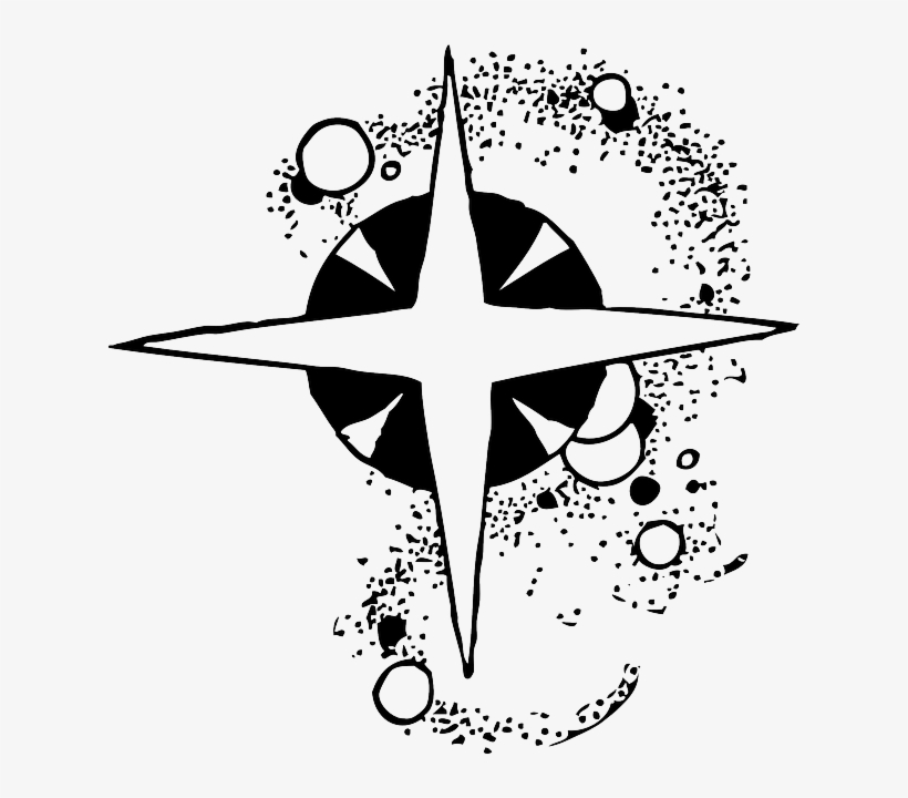Outline, Star, Space, Decoration, Quad, Wars, Planets - Star Wars Clip Art, transparent png download