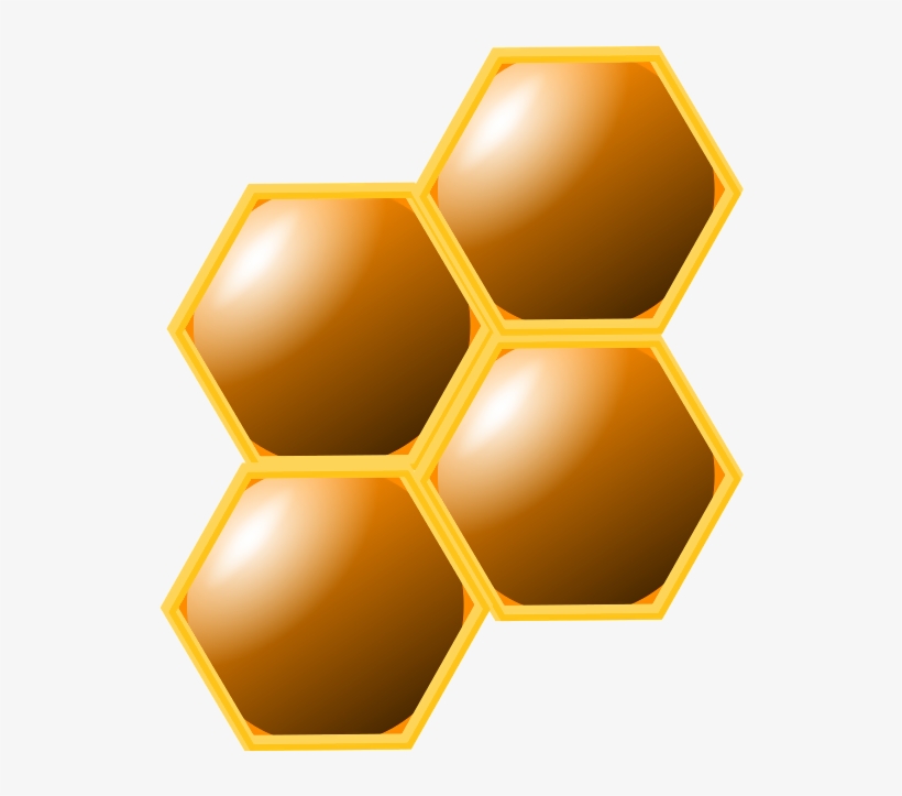 Honeycomb - Cliparts Of Bee Hives Png, transparent png download