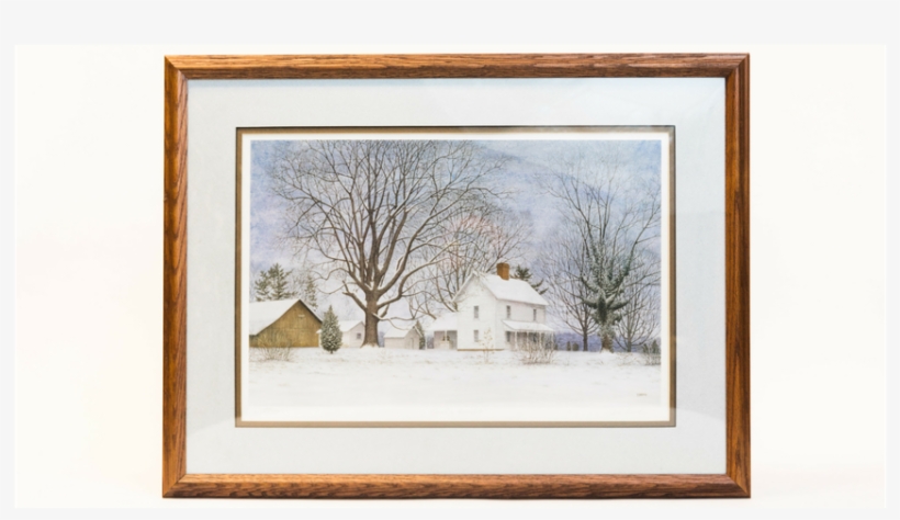 Signed Carolina Snowfall Print - Picture Frame, transparent png download