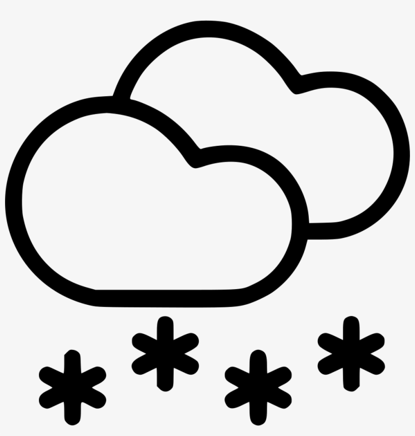 Cloud Clouds Snow Snowfall Comments - Icon, transparent png download