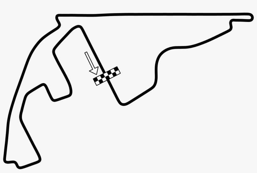 Circuit Yas Marina - Yas Marina Track Map, transparent png download