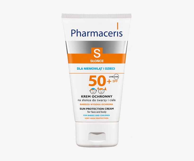 Sun Protection Face And Body Cream For Babies And Children - Pharmaceris Emotopic Dermo Ochronny Krem Mineralny, transparent png download
