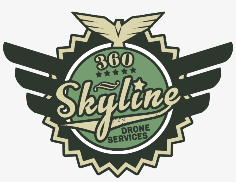 360 Skyline Drone Services - Label, transparent png download