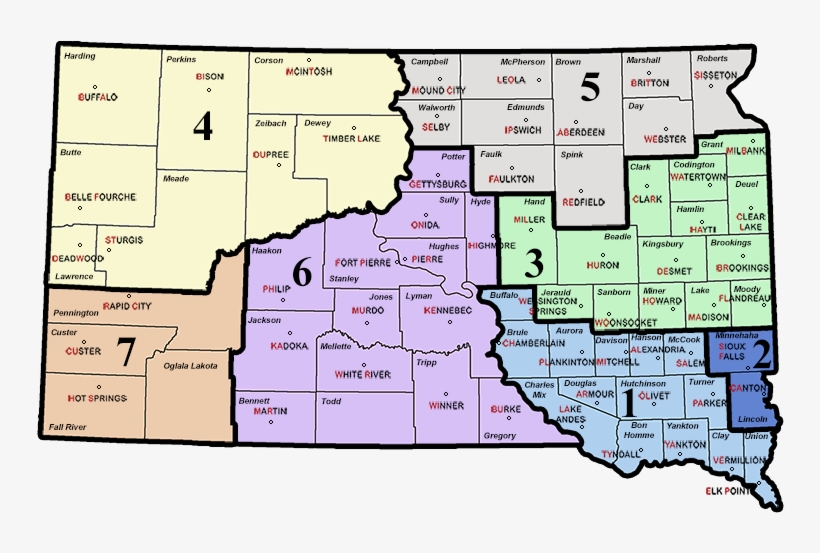 Circuit Court Assignments - Map, transparent png download