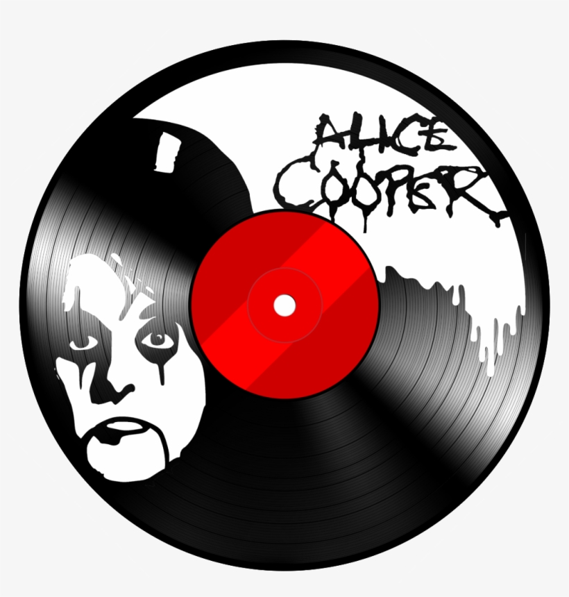 I Turn Colorful Old Vinyl Records From Local Opshops - Alice Cooper, transparent png download