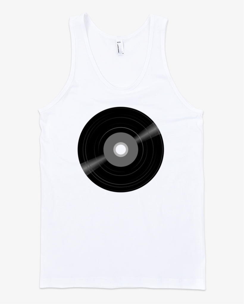 Vinyl Record Fine Jersey Tank Top Unisex By - Girl Shirt Transparent Background, transparent png download