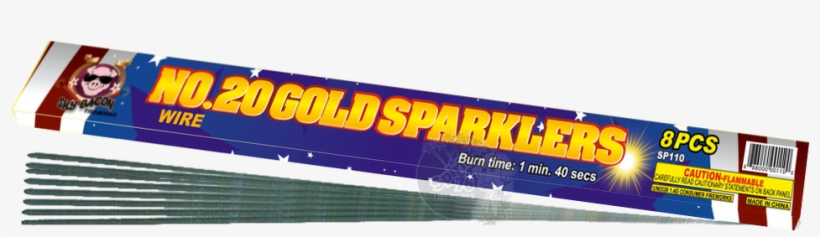 #20 Gold Sparklers Wire - Sparkler, transparent png download