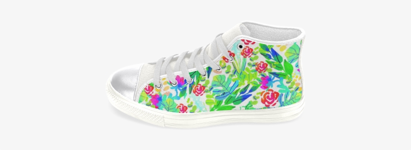 Cute Tropical Watercolor Flowers Women's Classic High - Cafepress Jungle Watercolor Flowers F Full/queen Duvet, transparent png download