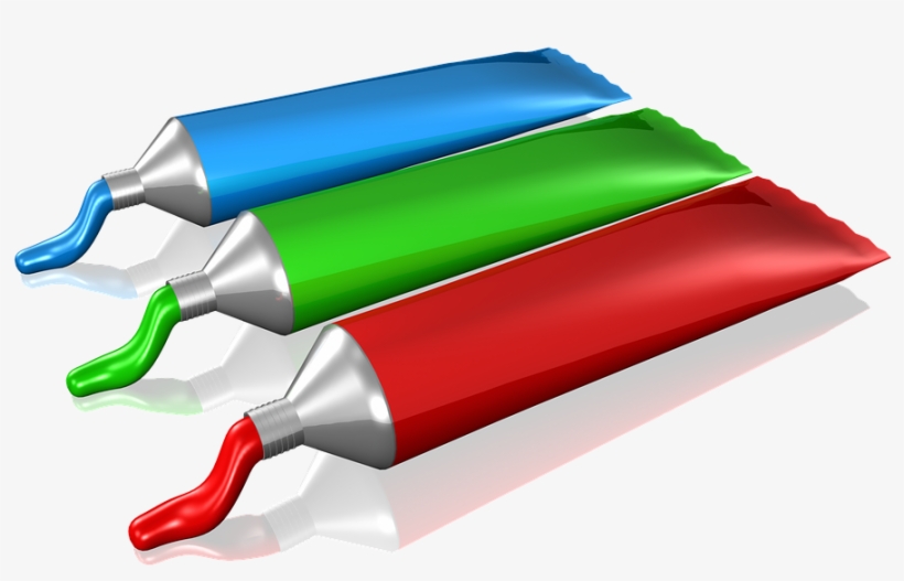 Compared To Oil And Watercolors, The History Of Acrylic - Tube Of Paint Transparent Clipart, transparent png download