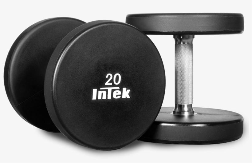 Dumbbells Pics - Intek Strength Intek Armor Series Urethane Dumbbells, transparent png download
