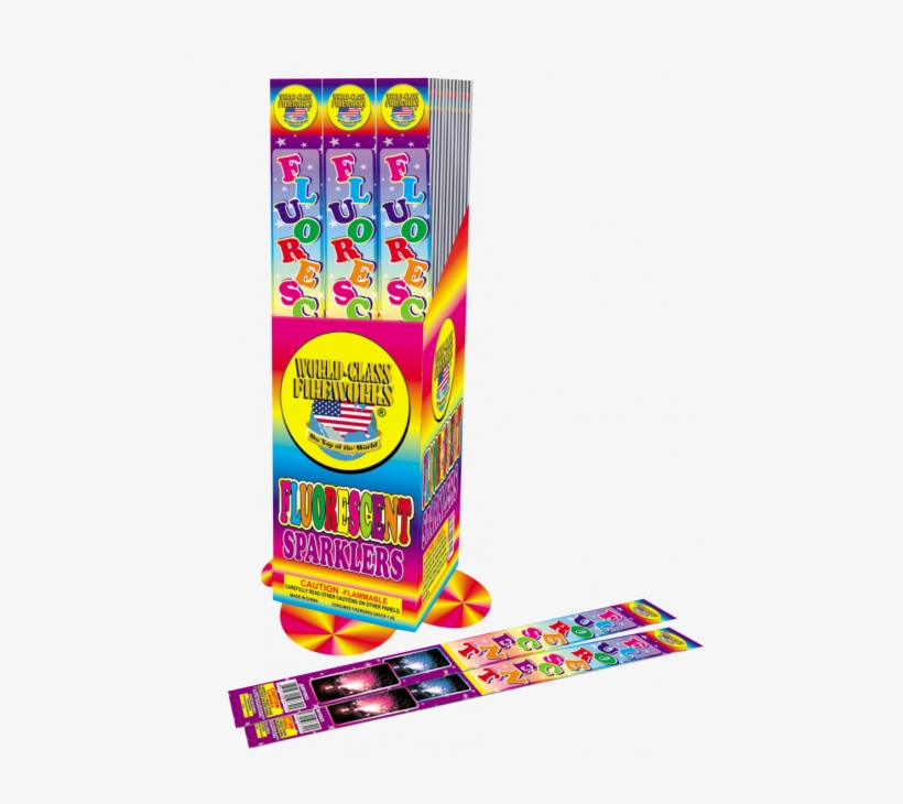 Florescent Sparklers - Fluorescent Sparklers, transparent png download