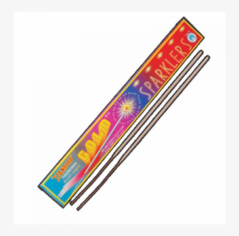Gold Sparkler 30 Cm - Sparkler, transparent png download