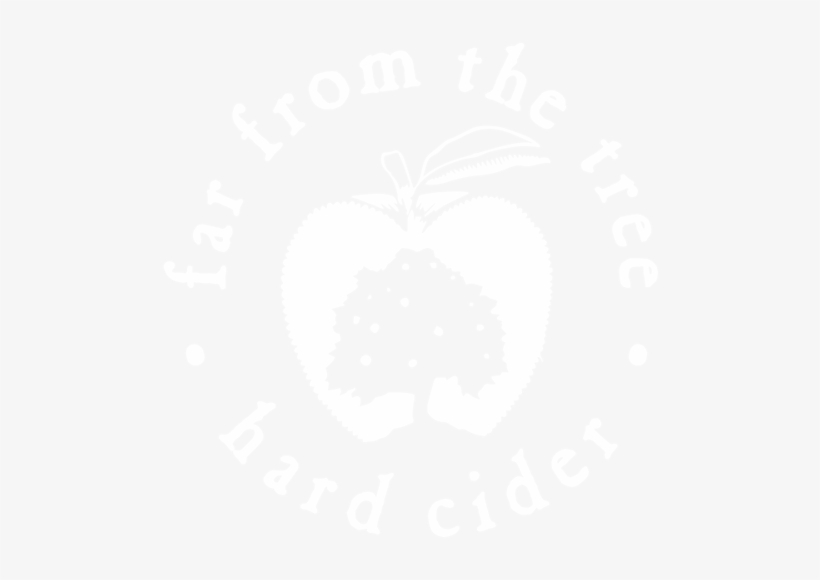 Far From The Tree Logo White 500 - Far From The Tree Cider, transparent png download