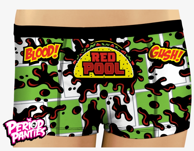 Redpool Boyshorts - Sour Puss Period Boyshorts, transparent png download