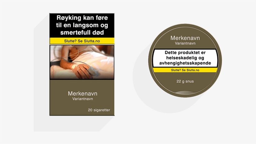 Tobacco Packaging Health Smoking - Norway Cigarette Packaging, transparent png download