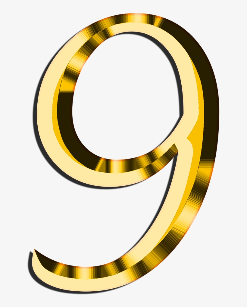 Download - Gold 9, transparent png download