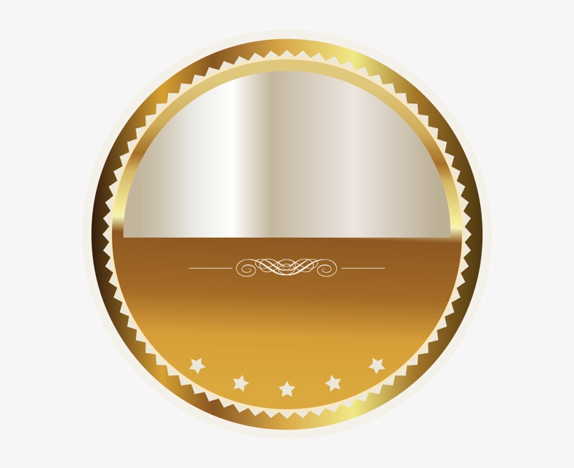 Brown - Gold And White Seal Png, transparent png download