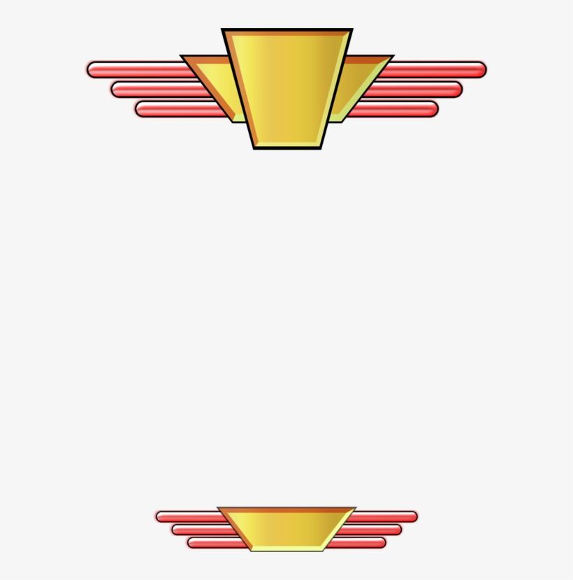 Art Deco Borders Art Nouveau Op Art - Art Deco Borders Png Clip Art, transparent png download