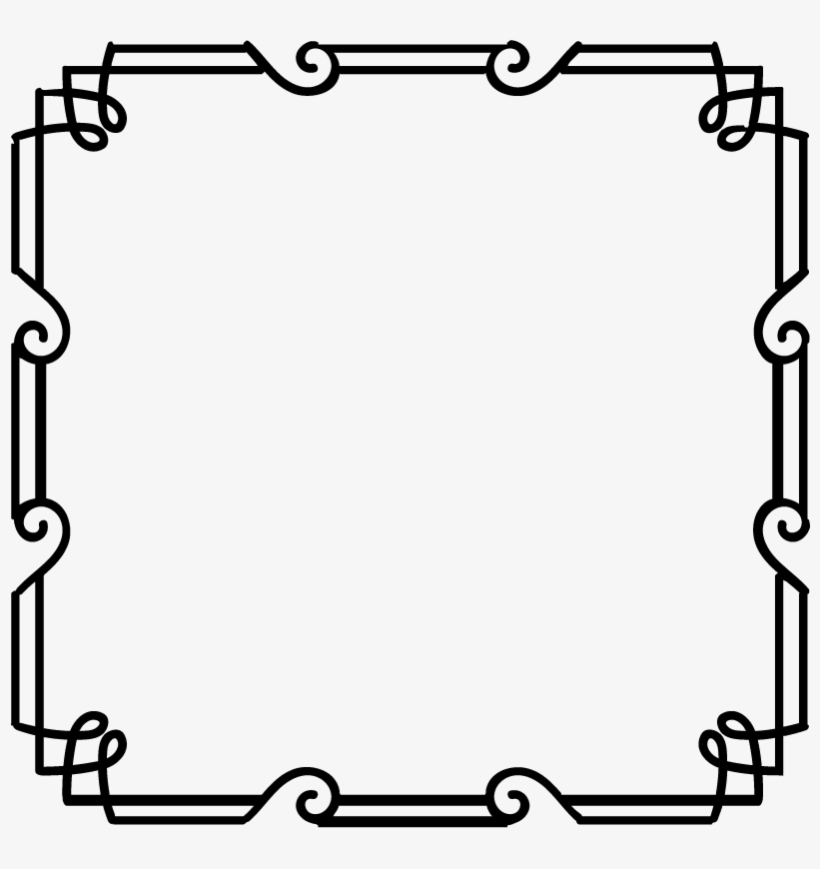 Art Deco Frame Switch Sticker - Talisman, transparent png download