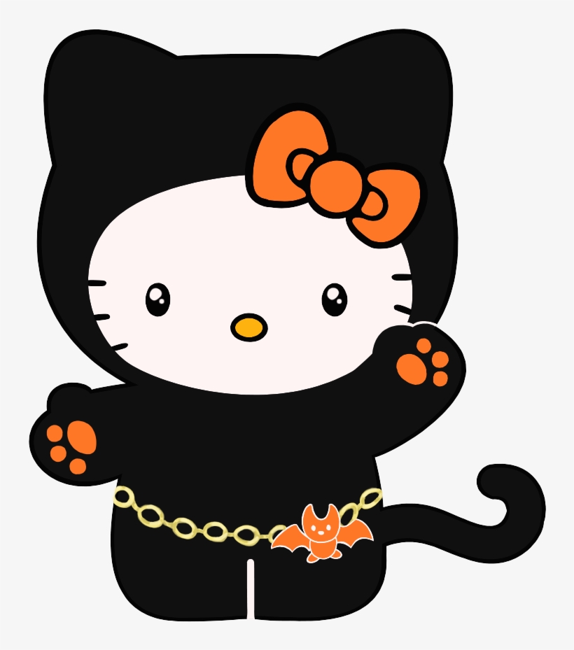 Hello Kitty Halloween Clip Art - Hello Kitty Halloween Transparent PNG