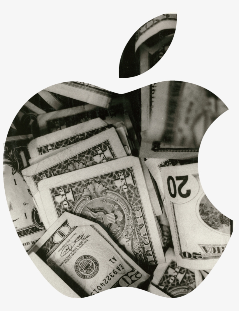 Apple's Sitting On A Considerable Pile Of Cash Nearly - Apple Money Png, transparent png download