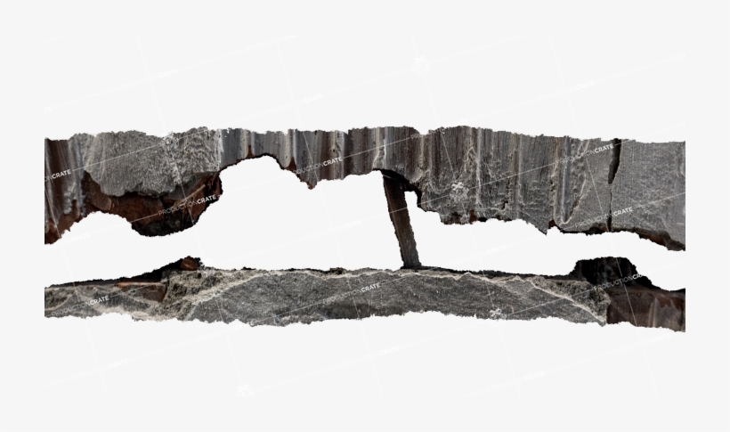 Cracked Hole 2 Surface - Download, transparent png download