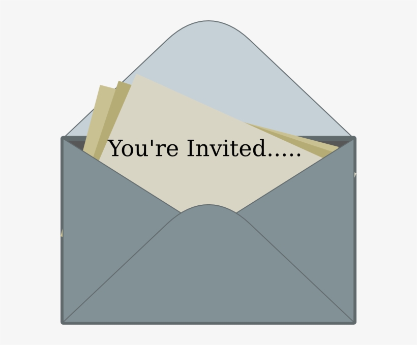 Free Invitation Clipart - Invitation Clip Art Transparent PNG - 582x599