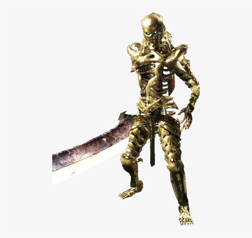Gold Skeleton - Silver Skeleton Demon's Souls, transparent png download