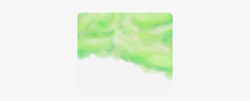 Bright Green Watercolor Abstract Art Rectangle Mousepad - Display Device, transparent png download