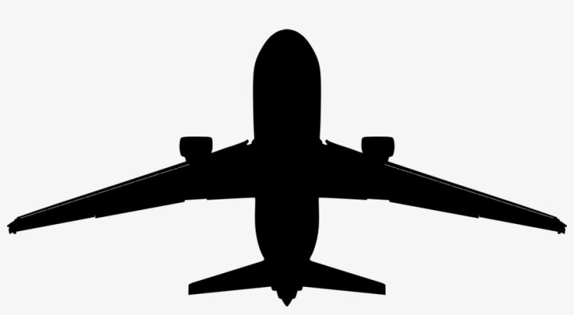 Plane Silhouette Png, transparent png download