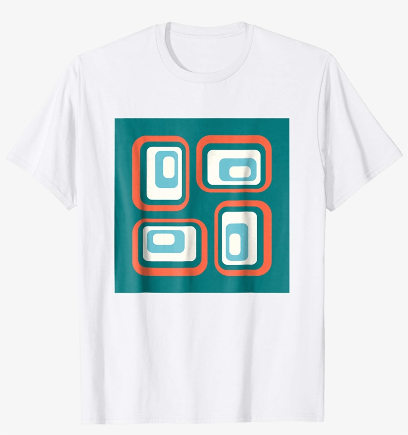 Mid Century Modern Rounded Rectangles T-shirt From - Medicine, transparent png download