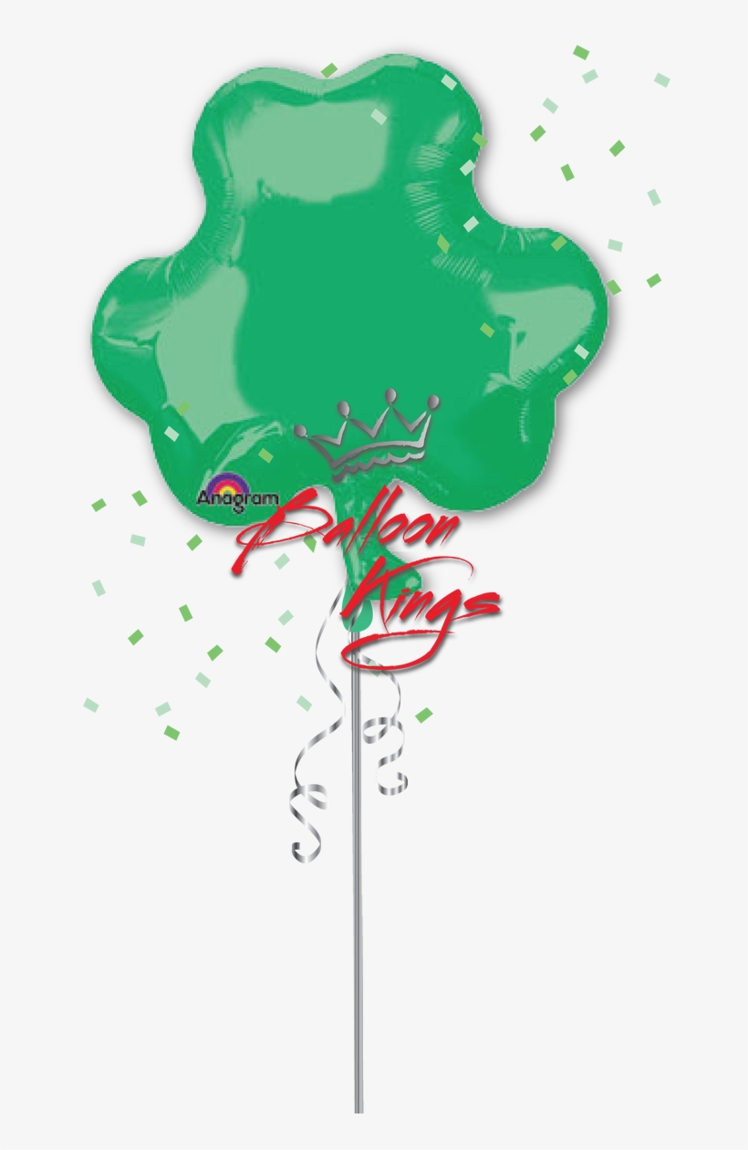 Shamrock - St. Patrick's Day Balloon - Green Shamrock, transparent png download