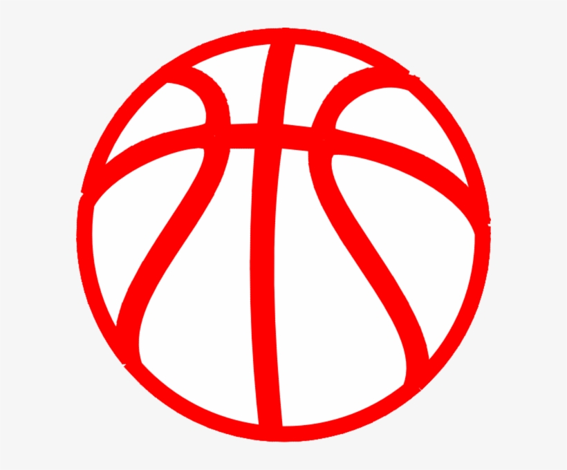 Red Basketball Clip Art At Clker - Red Basketball Png, transparent png download