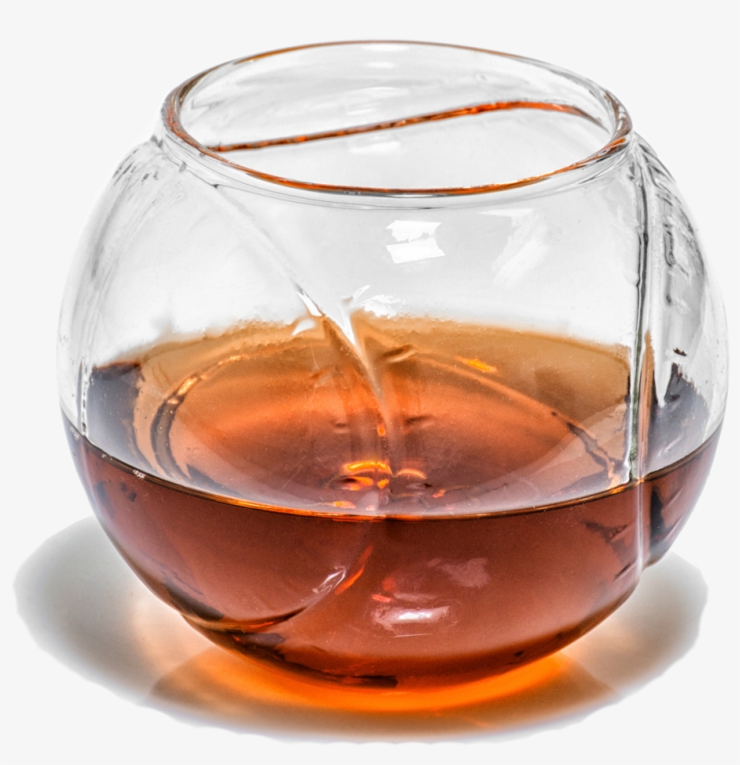 Baseball Shaped Whiskey Glass - Old Fashioned Glass, transparent png download