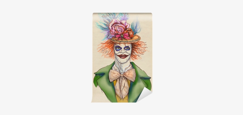 Portrait Of An Undead , Hand Drawing Wall Mural • Pixers® - Clown, transparent png download