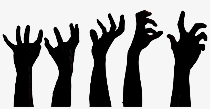 It's Not Too Late To Learn - Zombie Hand, transparent png download