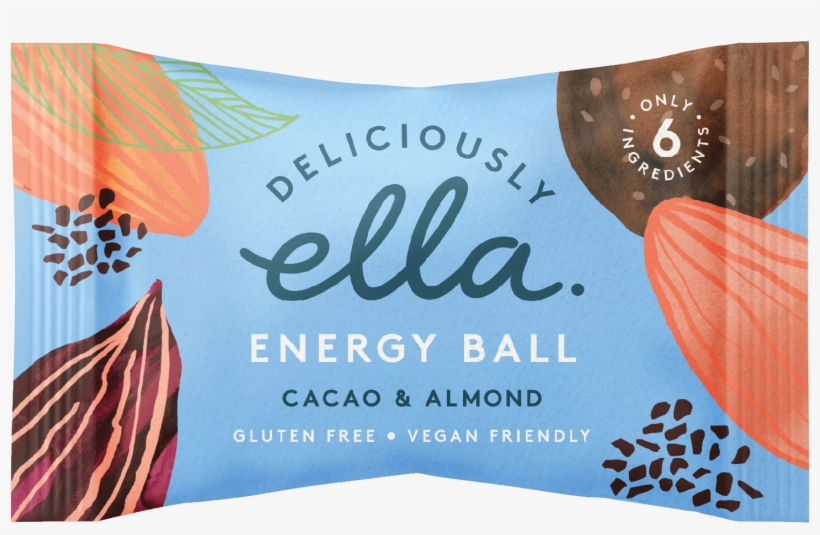 Deliciously Ella Cacao & Almond Energy Ball X - Deliciously Ella Packaging, transparent png download