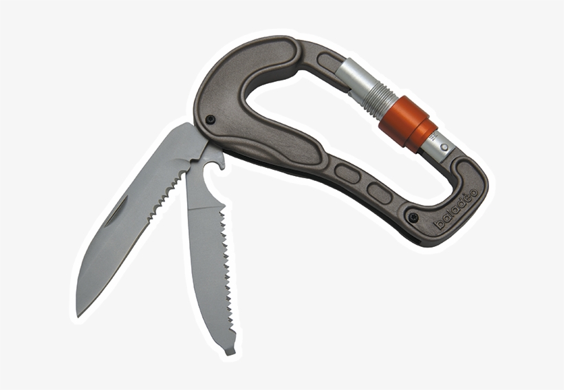 Carabiner 'cliff', Warm Grey - Karabinek Scyzoryk, transparent png download