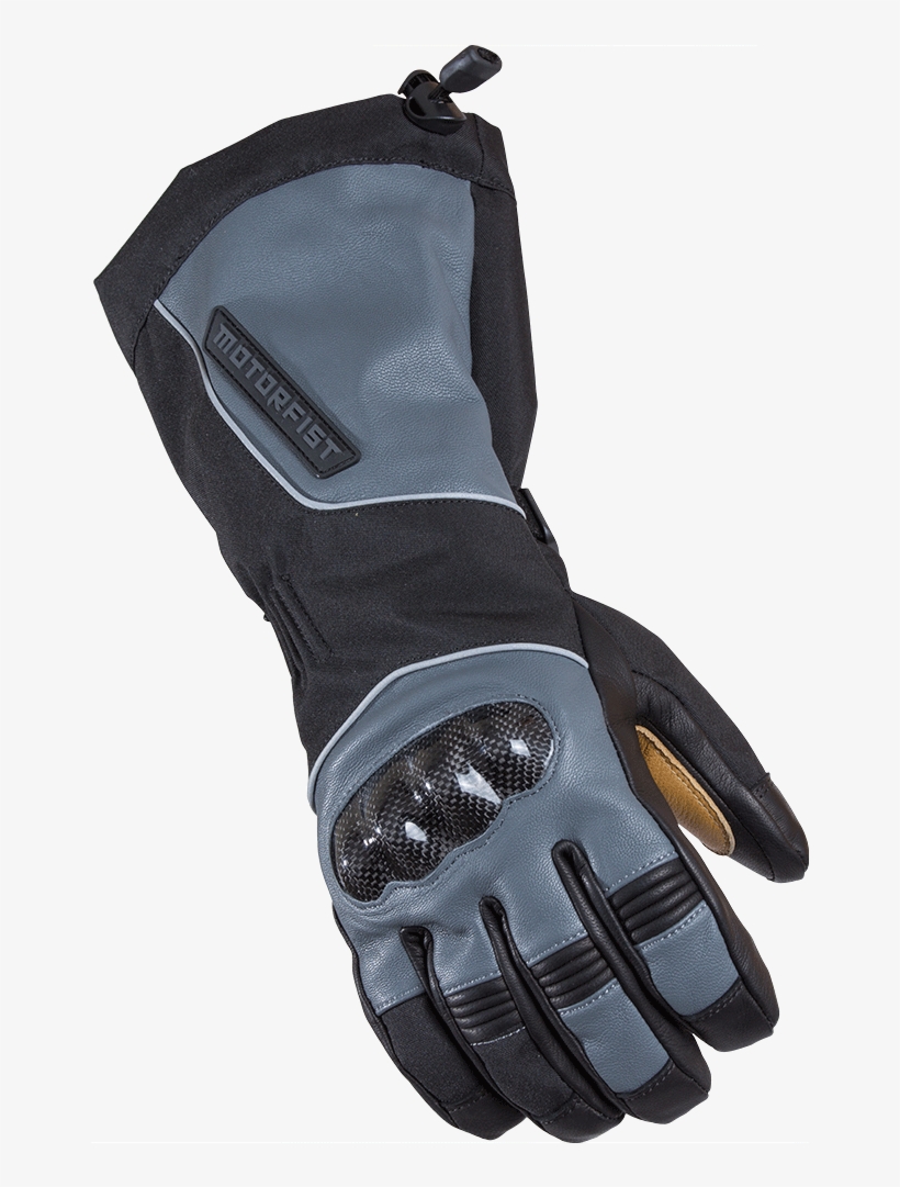Motorfist Rekon Glove Gray - Leather, transparent png download